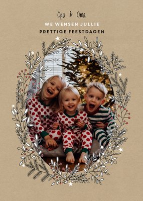 Greetz | Kerstkaart | fotokaart opa en oma