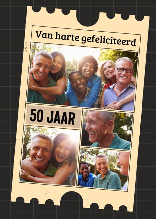 Greetz | Verjaardagskaart | 50 jaar | fotokaart