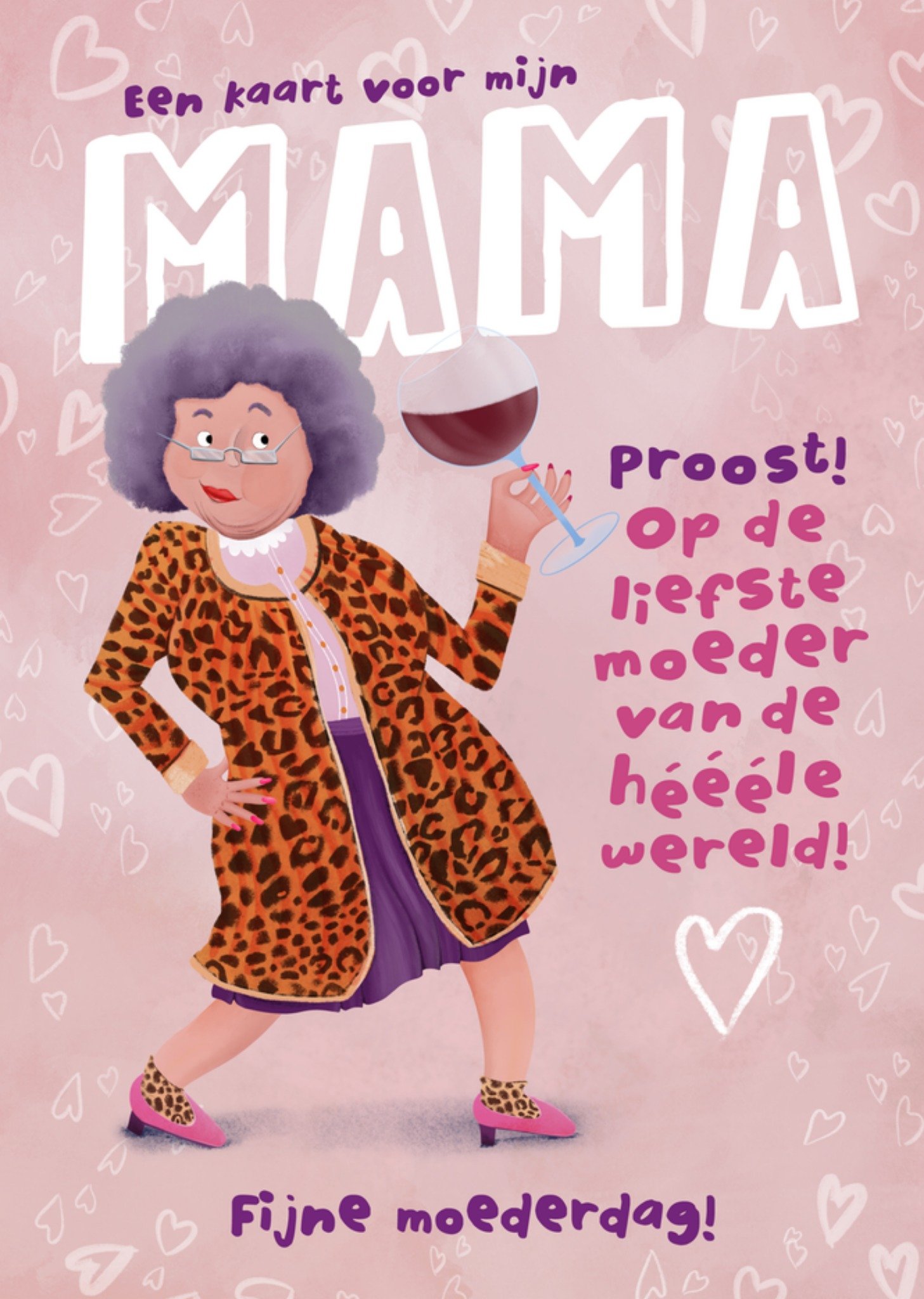 Moederdagkaart mama Kaart Fishuals