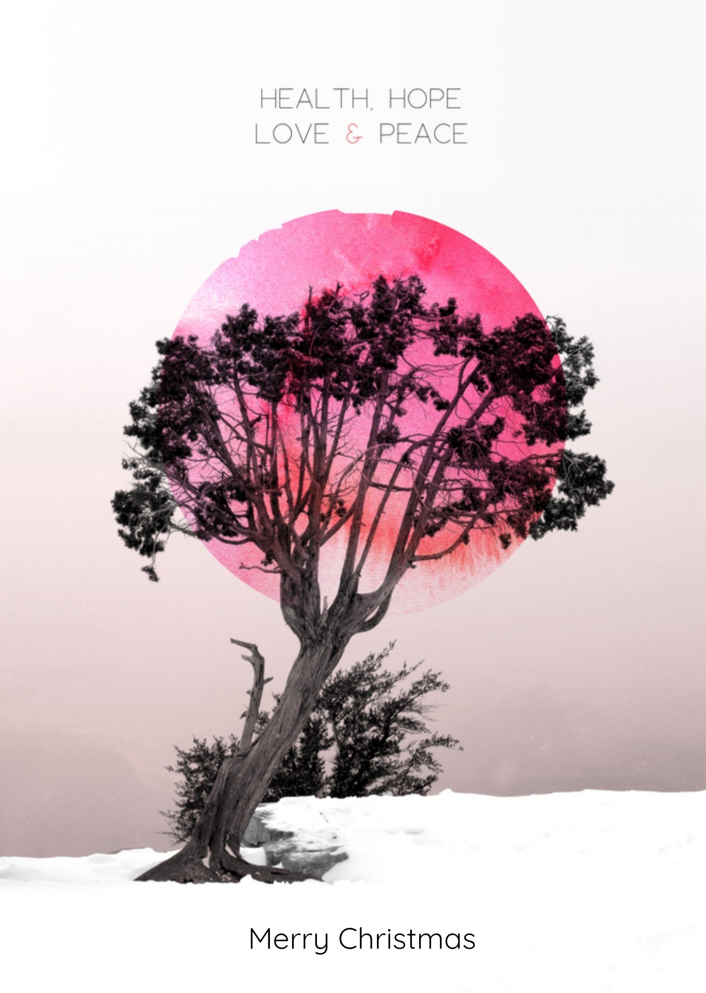 Kerstkaart Merry Christmas Bright Spot