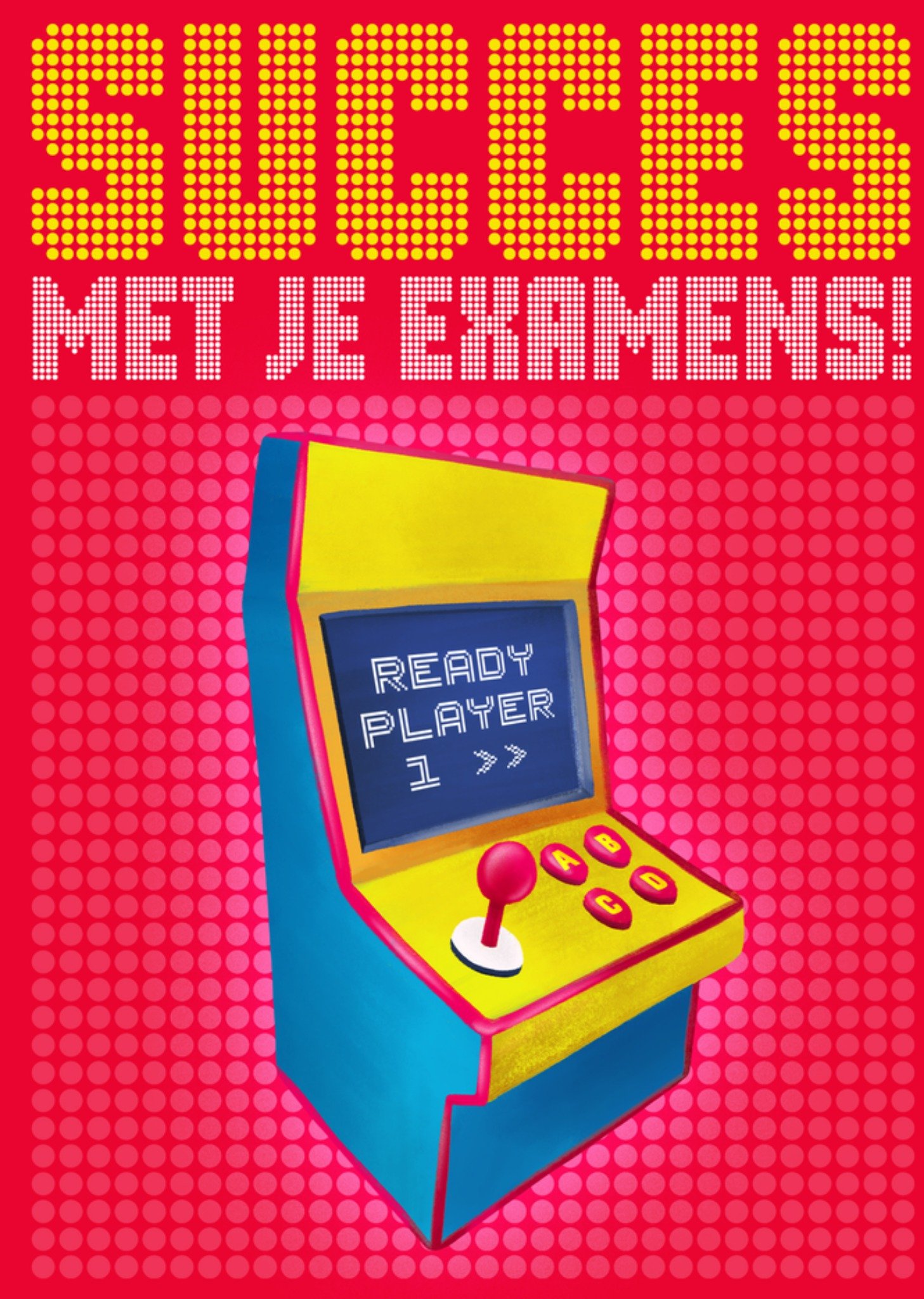 Geslaagdkaart Examens Succes Ready Player 1 Kaart Fishuals