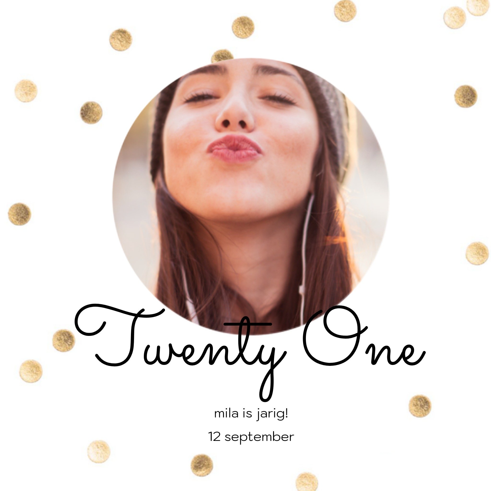 Greetz Verjaardagsfeest uitnodiging Foto Vierkant