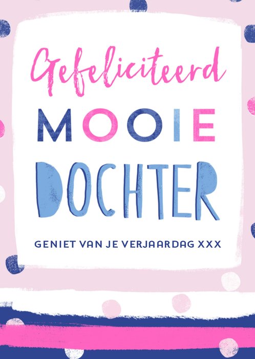 Greetz | Verjaardagskaart | Mooie dochter