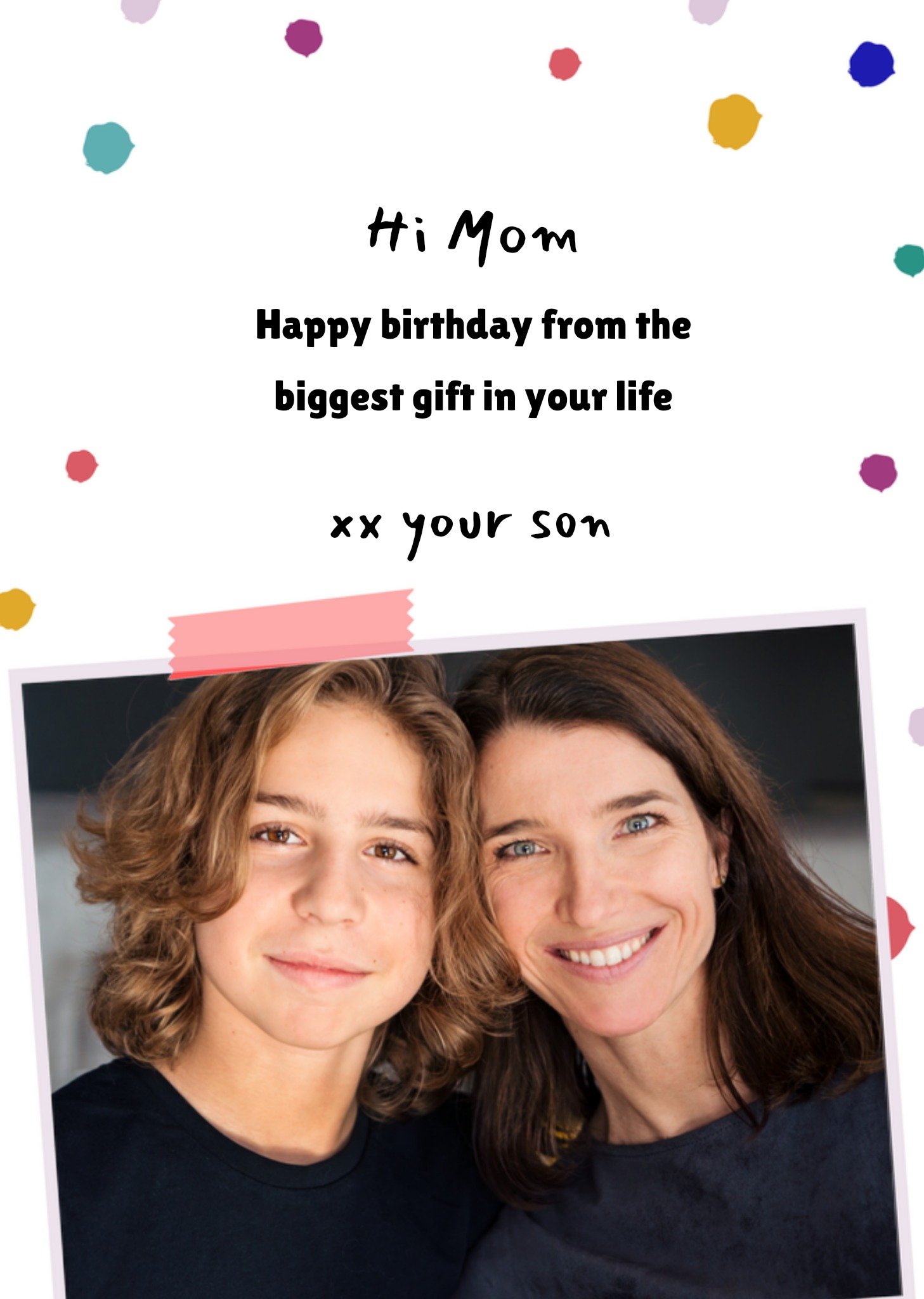 Greetz Verjaardagskaart Mama Foto Humor Standard Card