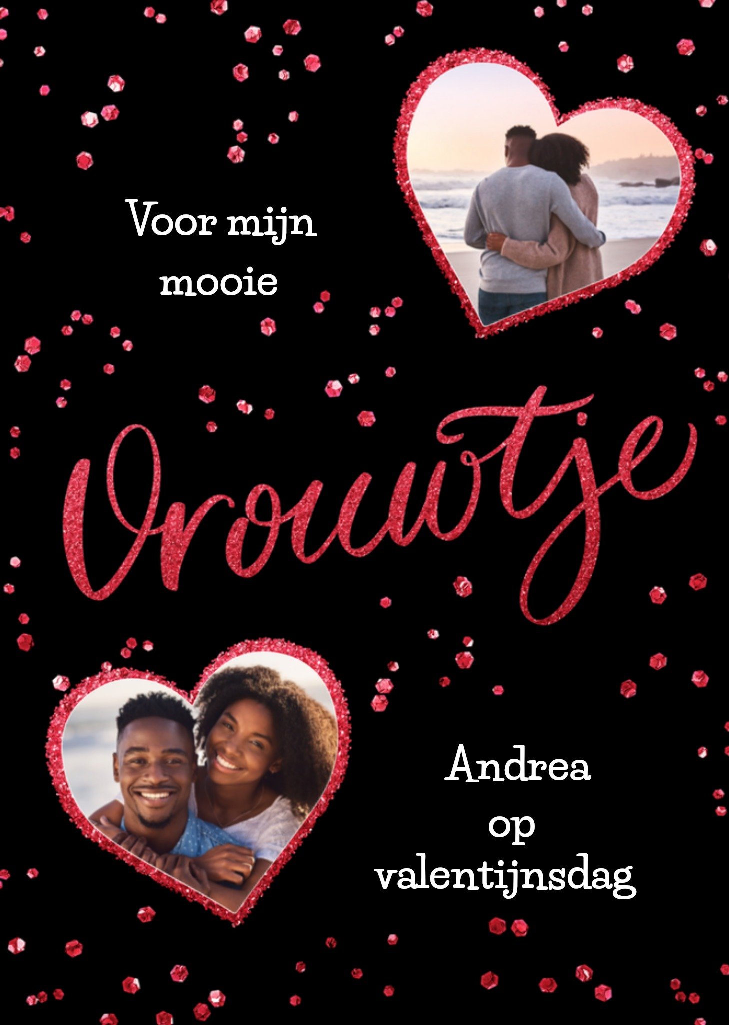 Letters by Julia Valentijnskaart fotokaart Kaart Letters By Julia