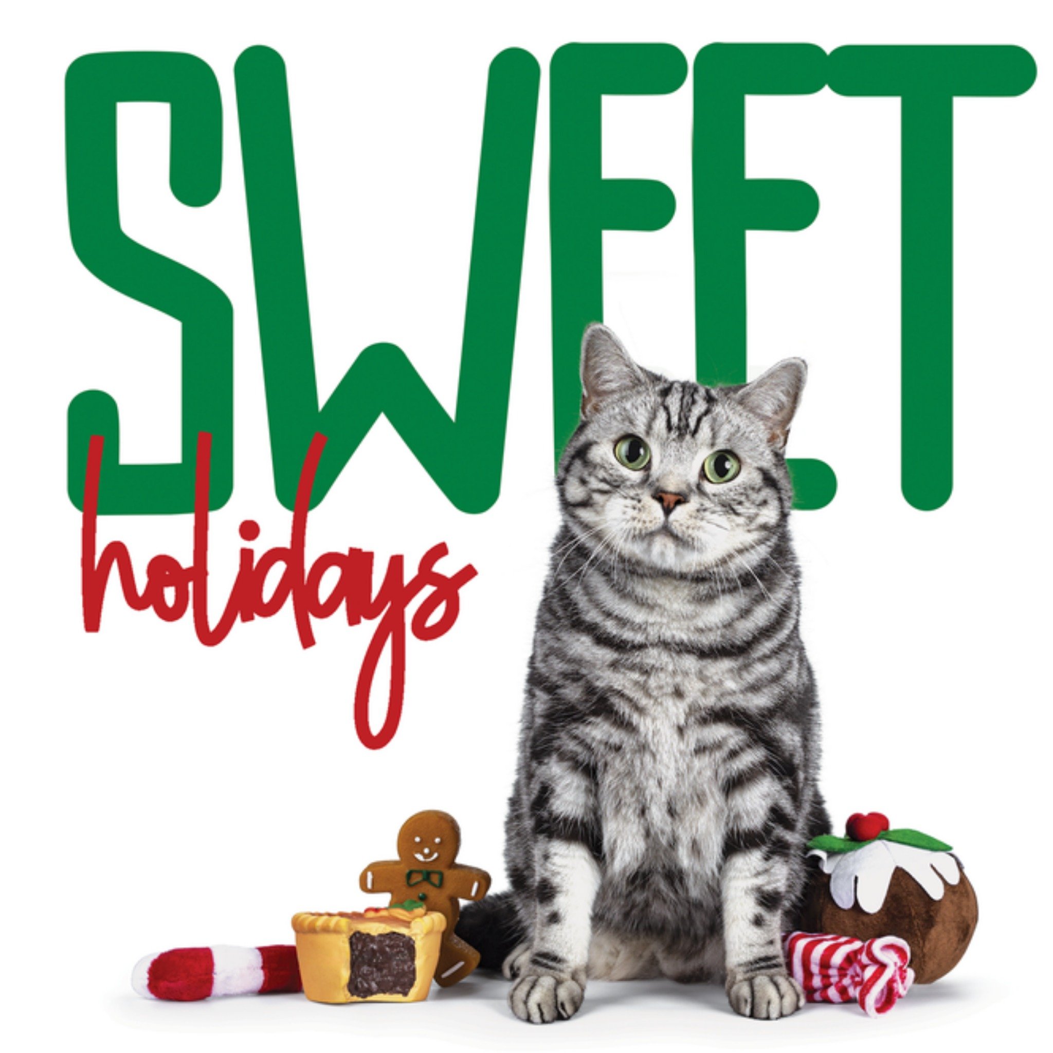 Catchy Images Kerstkaart Sweet holidays Vierkant