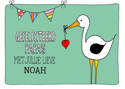 Sandysign | Geboortekaart | Papa's