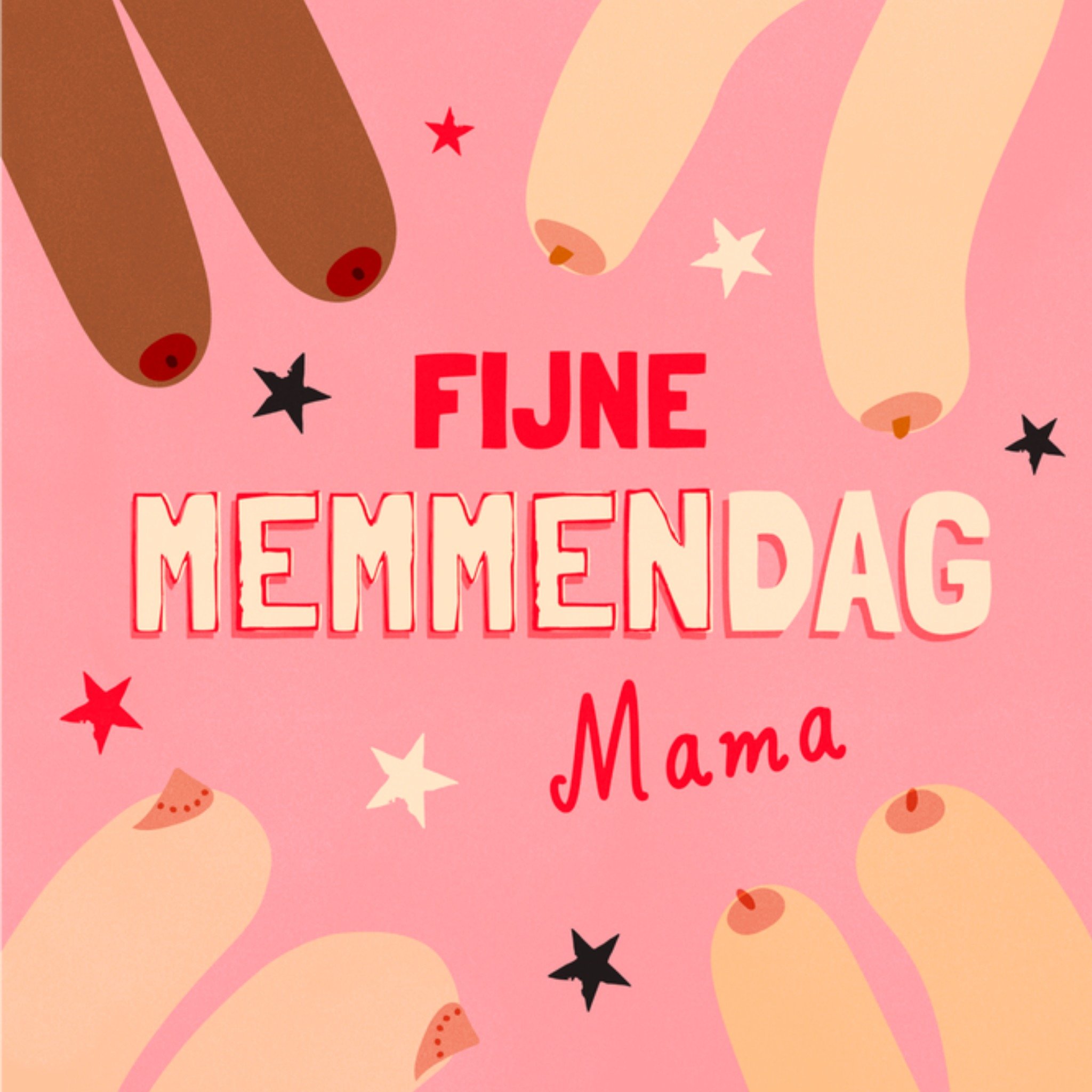 Greetz Moederdagkaart Memmendag Vierkant