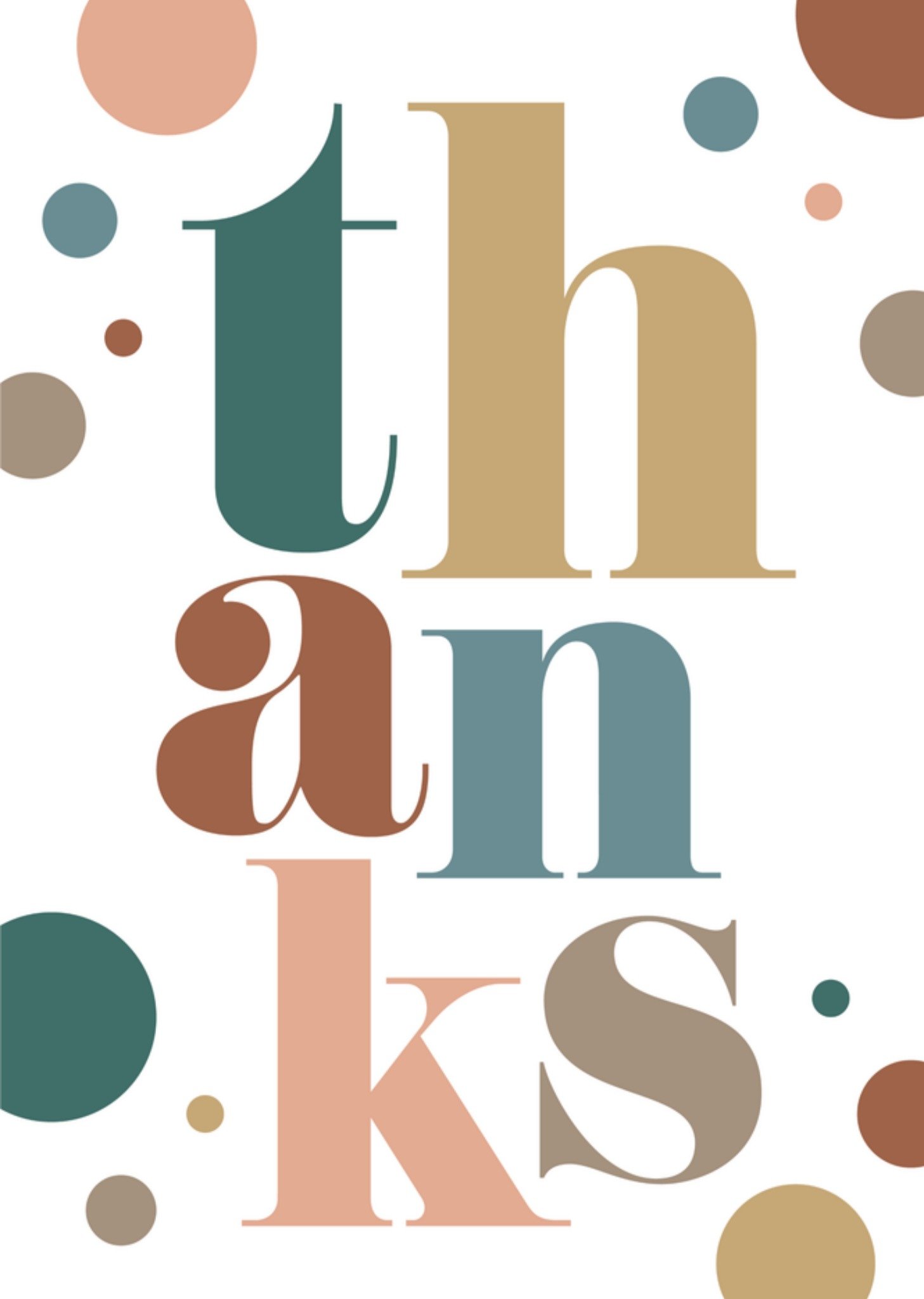 Bedanktkaart Thanks! Kaart Papercute