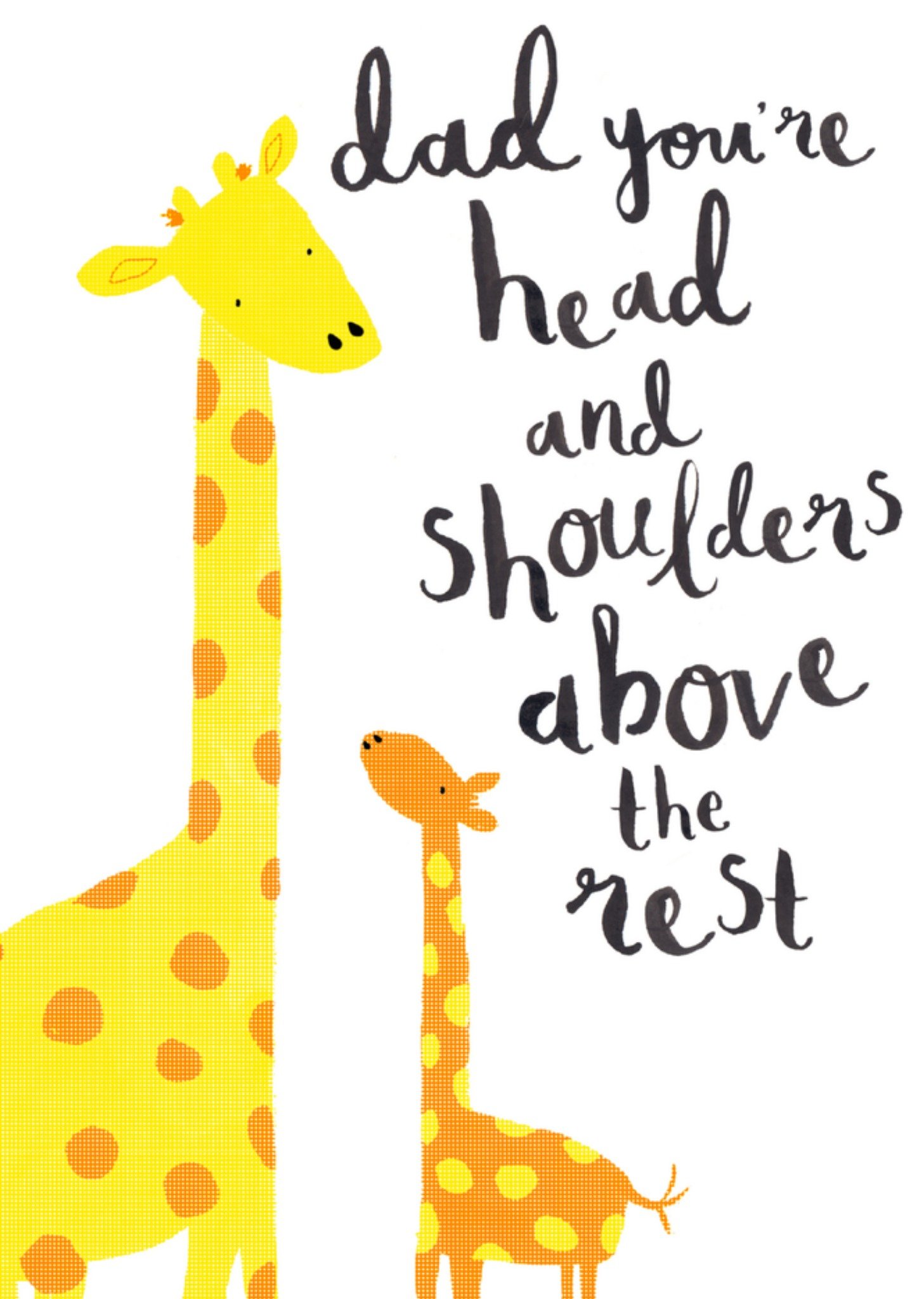 Hotch Potch Vaderdagkaart giraffen Kaart Hotchpotch