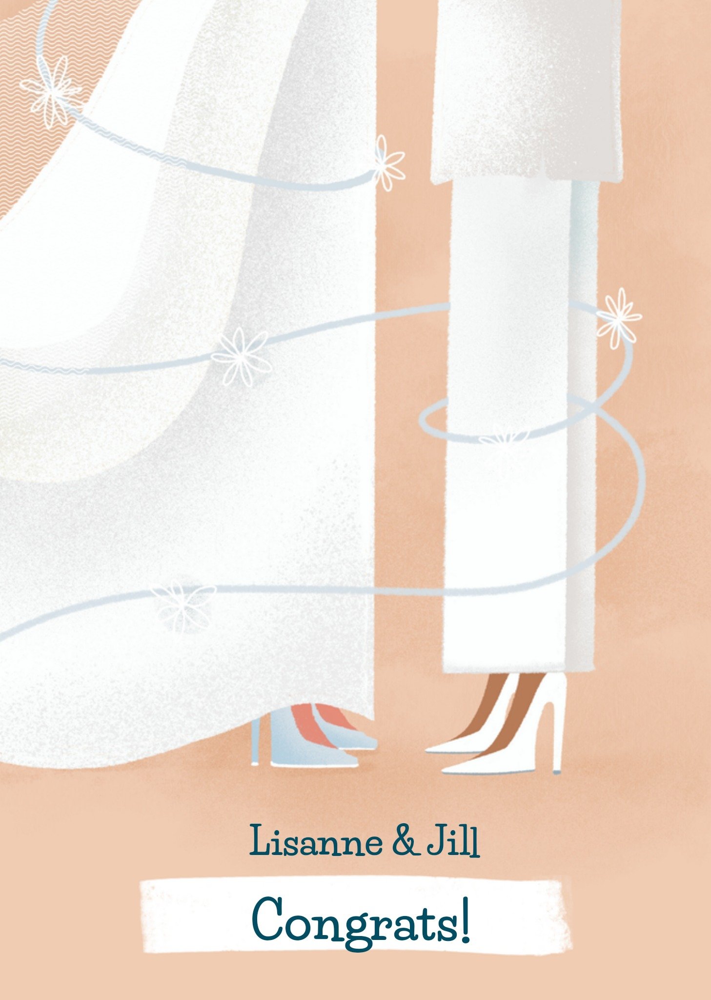 Greetz Huwelijkskaart illustratie Standard Card