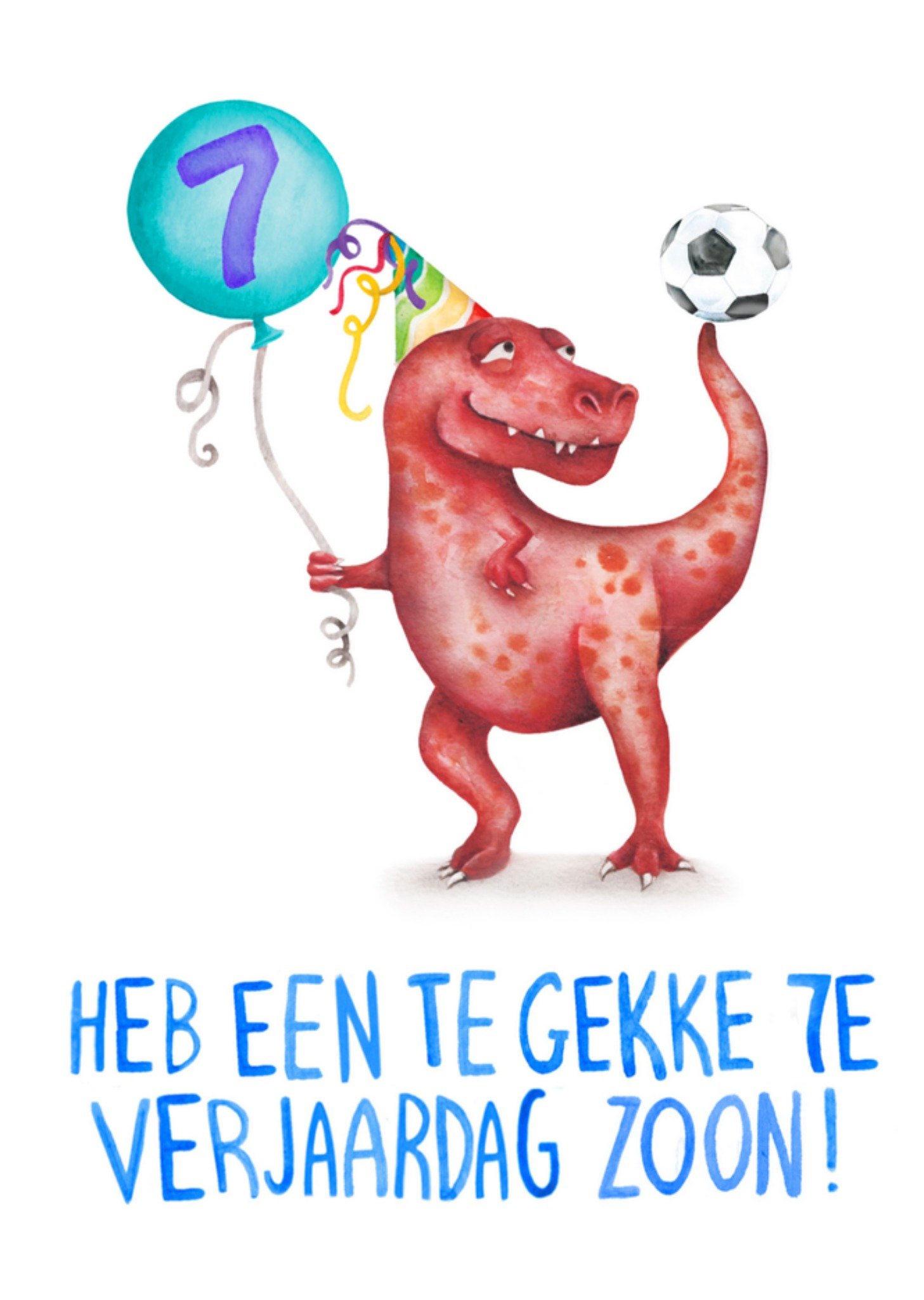 Verjaardagskaart zoon 7 Kaart Citrus Bunn