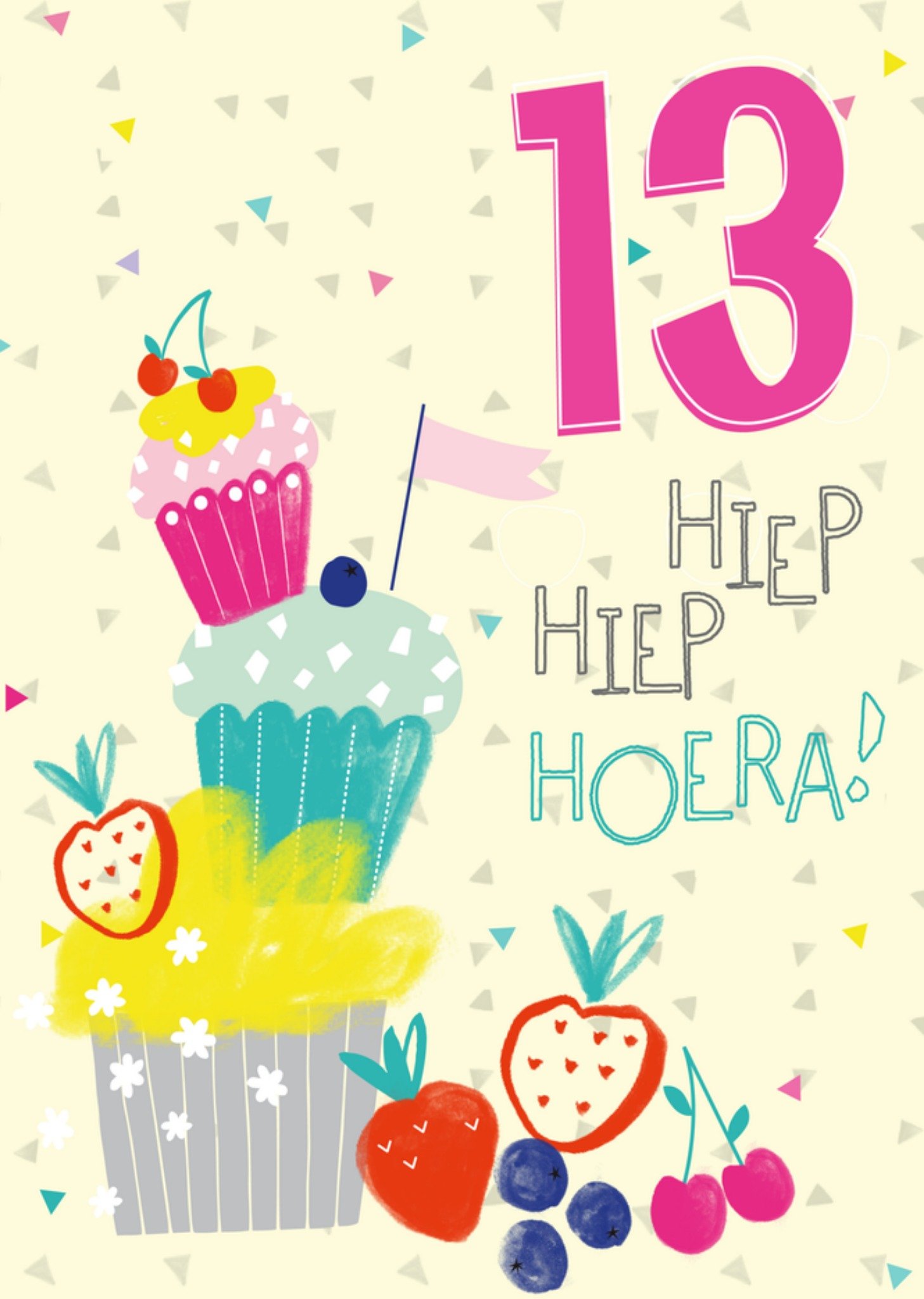 Verjaardag Cupcake Kaart TMS