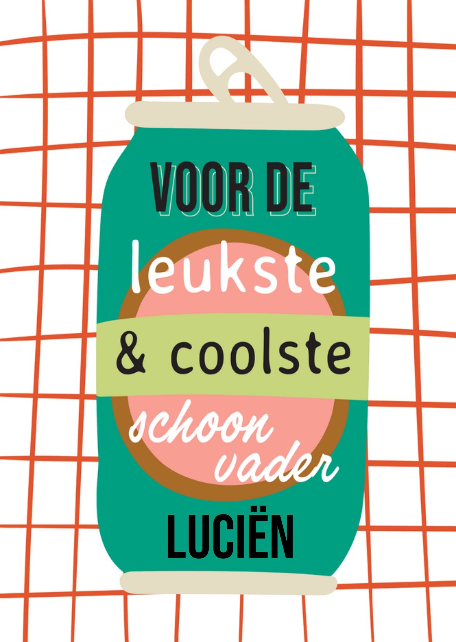 Greetz Vaderdagkaart Coolste Schoon Vader Standard Card