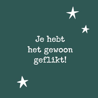 Greetz | Geslaagd kaart | gewoon geflikt