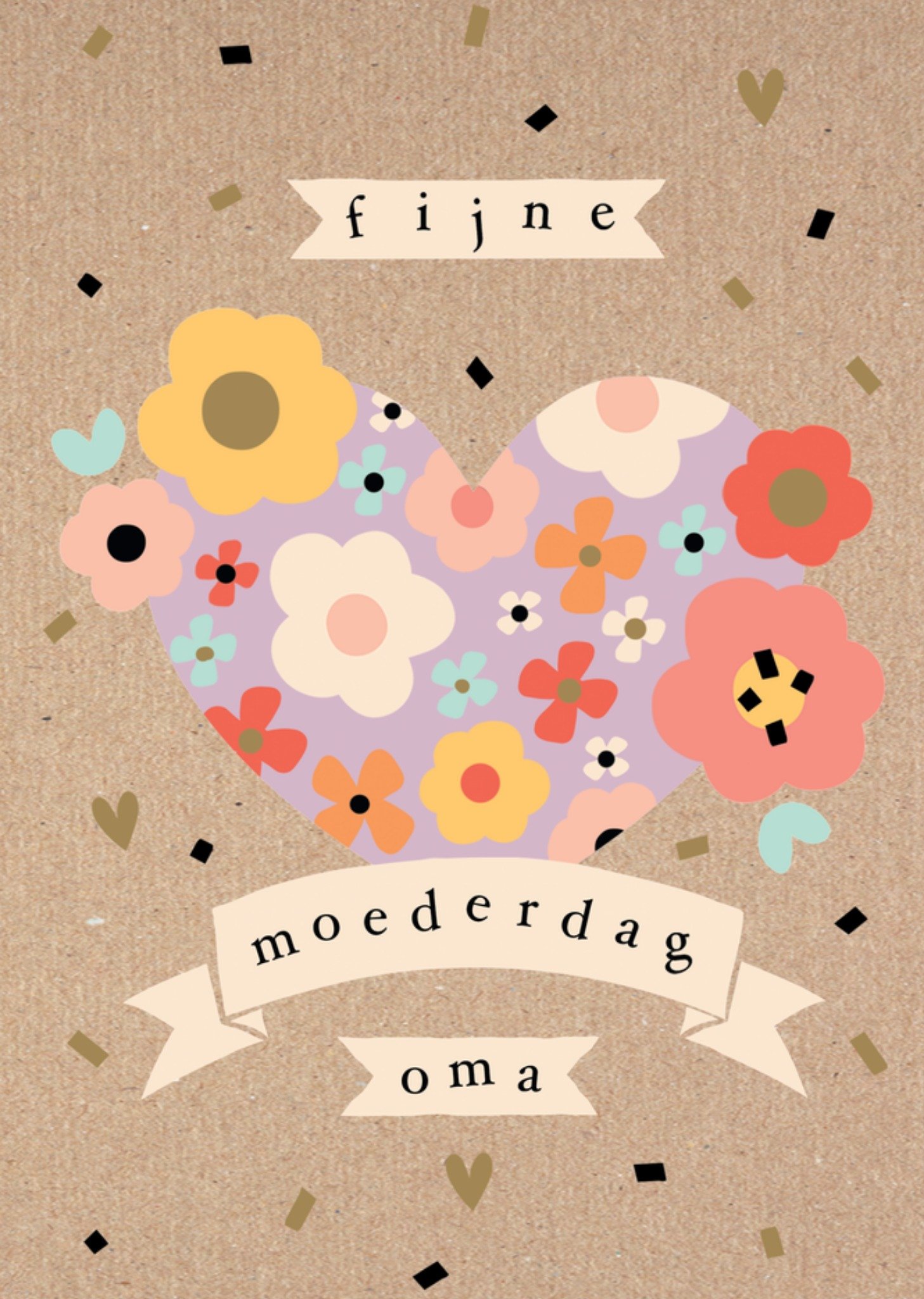 Moederdagkaart Fijne moederdag oma Kaart TMS