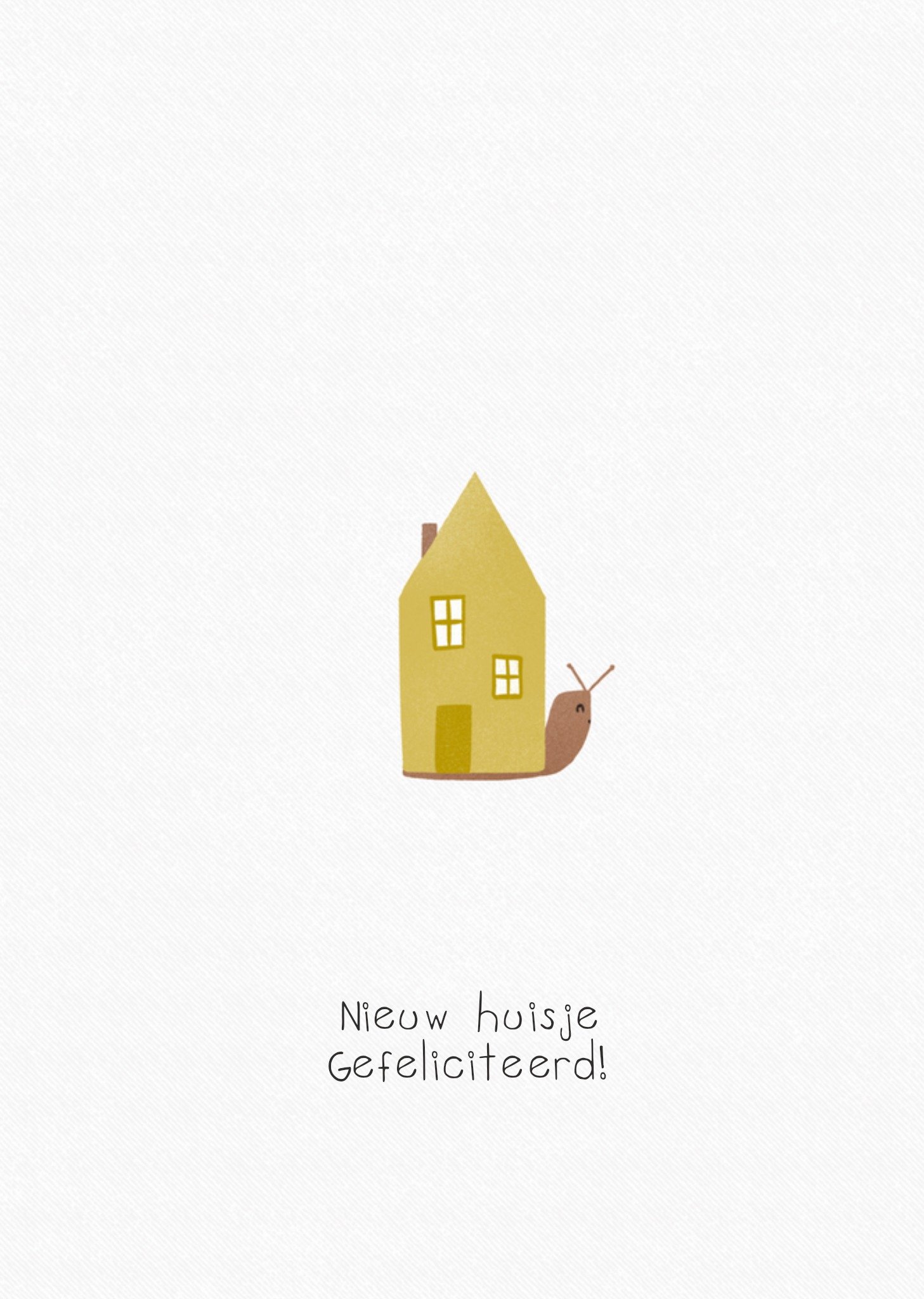Nieuwe woning kaart huis illustratie Kaart Greetz