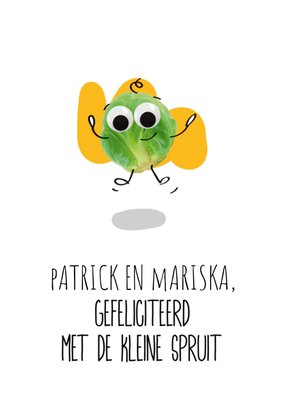 Paperclip | Geboortekaart | Kleine spruit