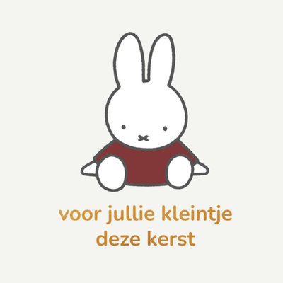 Nijntje Voor Jullie Kleintje Deze Kerstkaart