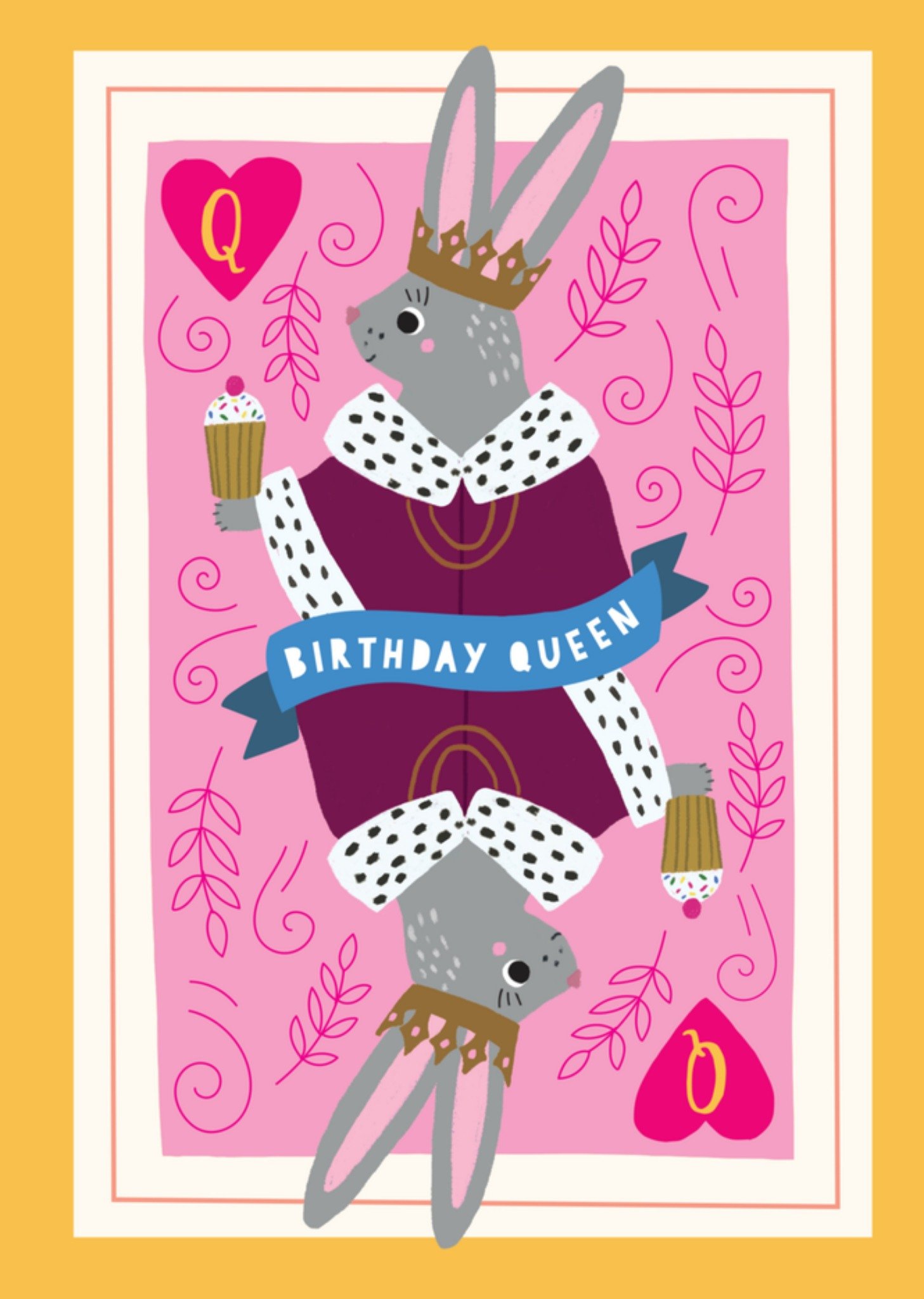 Natalie Alex Verjaardagskaart hartenvrouw Kaart Mifkins