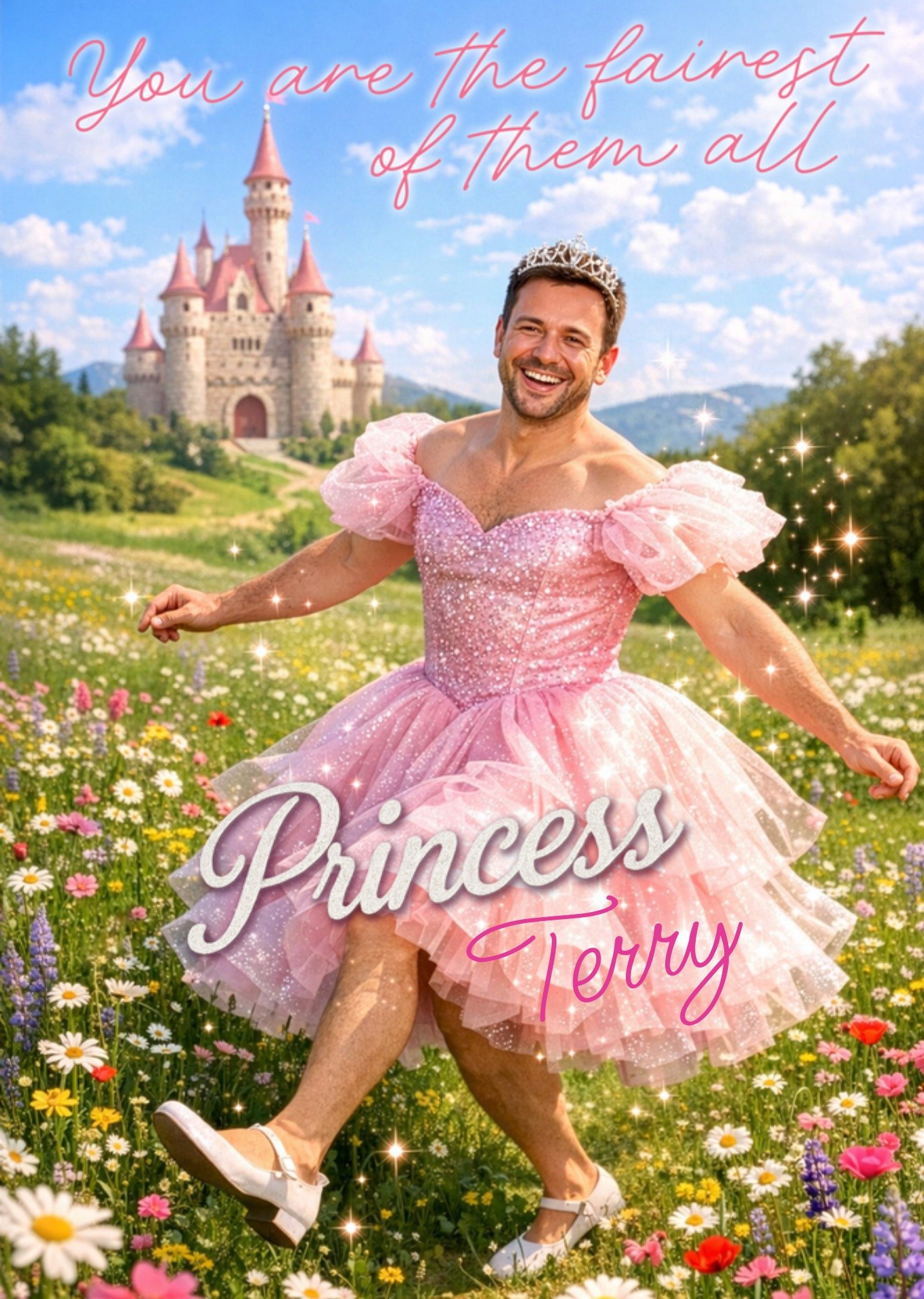 Verjaardagskaart Face Swap You Are The Fairest Of Them All Princess Greetz