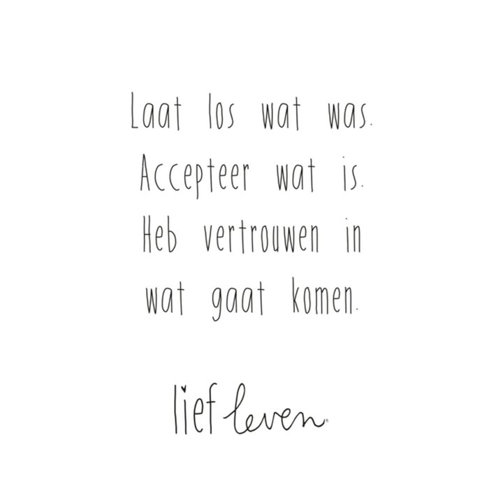 Lief leven | Zomaar | Heb vertrouwen