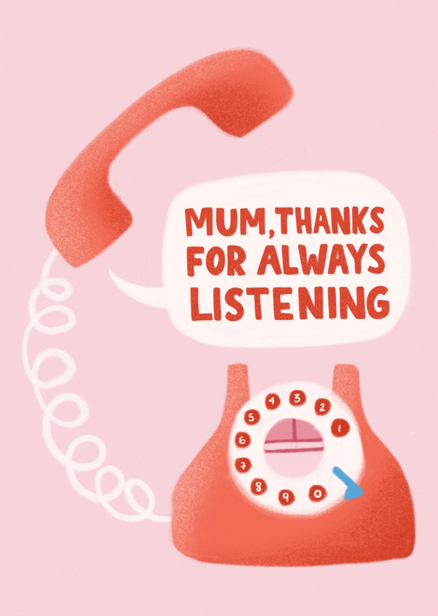 Moederdagkaart telefoon Kaart Lucy Maggie