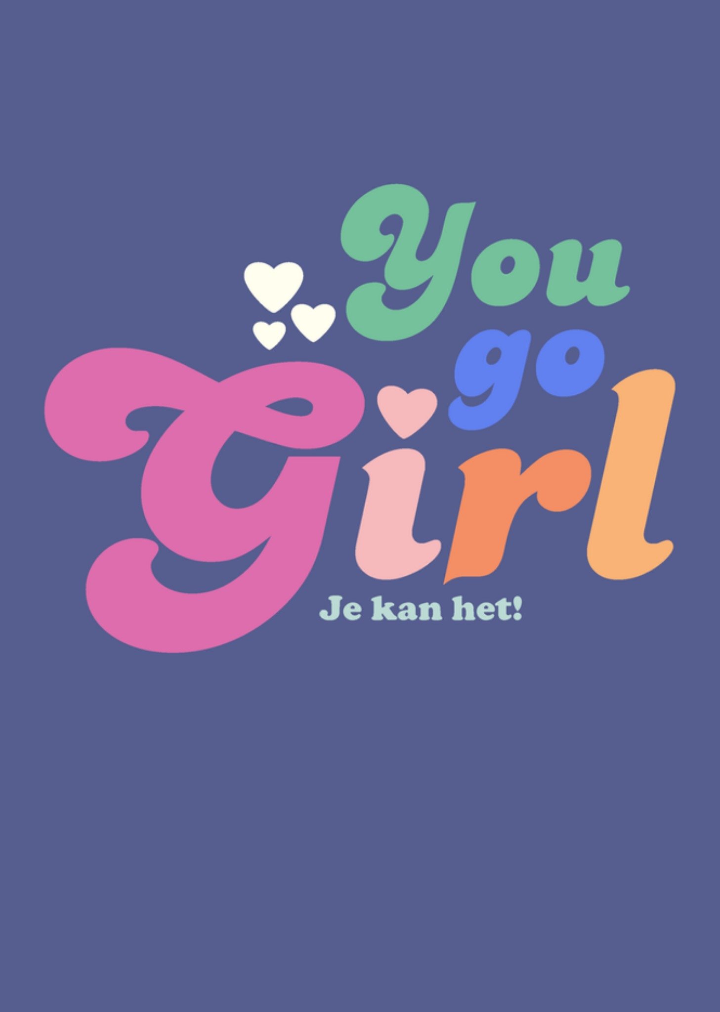Succeskaart You go girl Greetz