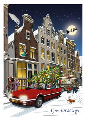 Fabriekshuys | Kerstkaart | auto