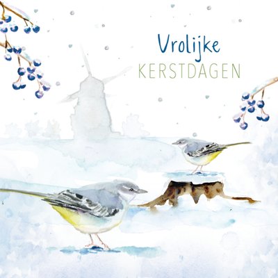 Michelle Dujardin | Kerst | Vogel | Sneeuw