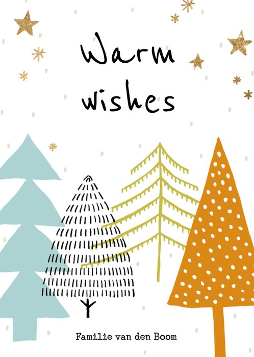 Greetz | Kerstkaart | Warm wishes