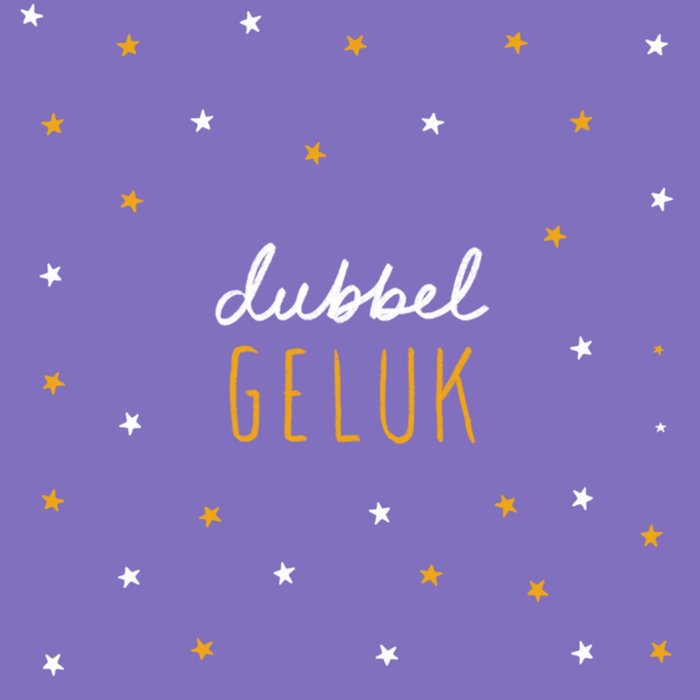 Greetz | Geboortekaart | dubbel geluk