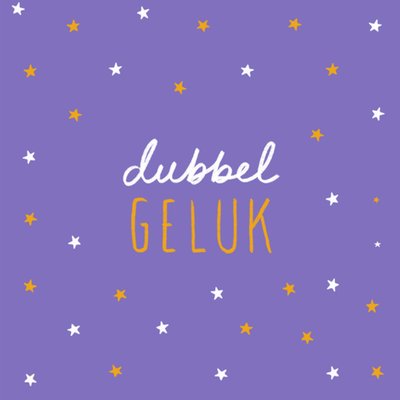 Greetz | Geboortekaart | dubbel geluk