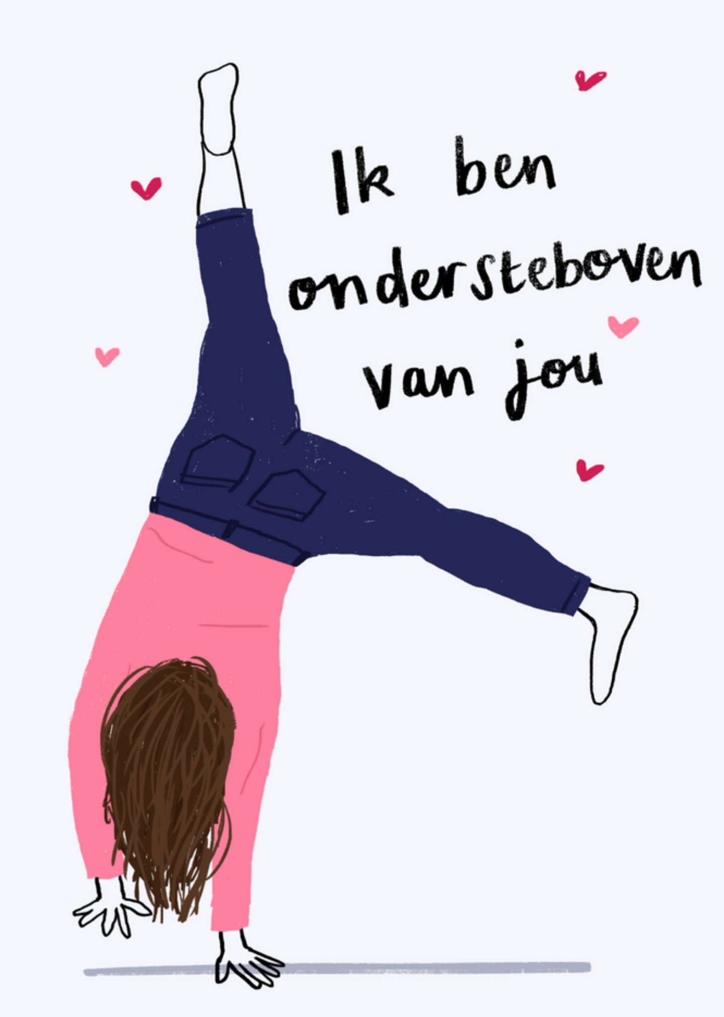 Greetz Valentijnskaart ondersteboven Standard Card