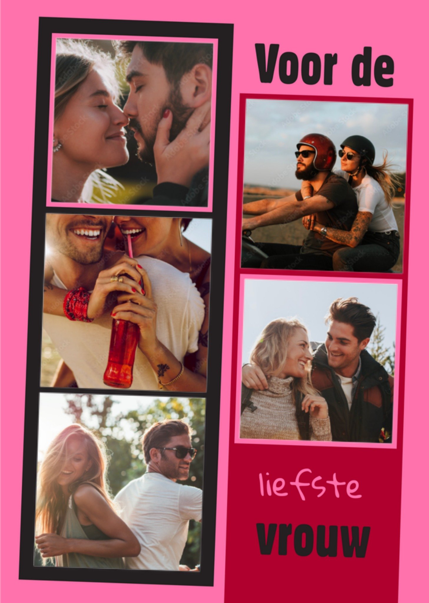 Greetz Valentijnskaart Liefste vrouw Met fotos Standard Card