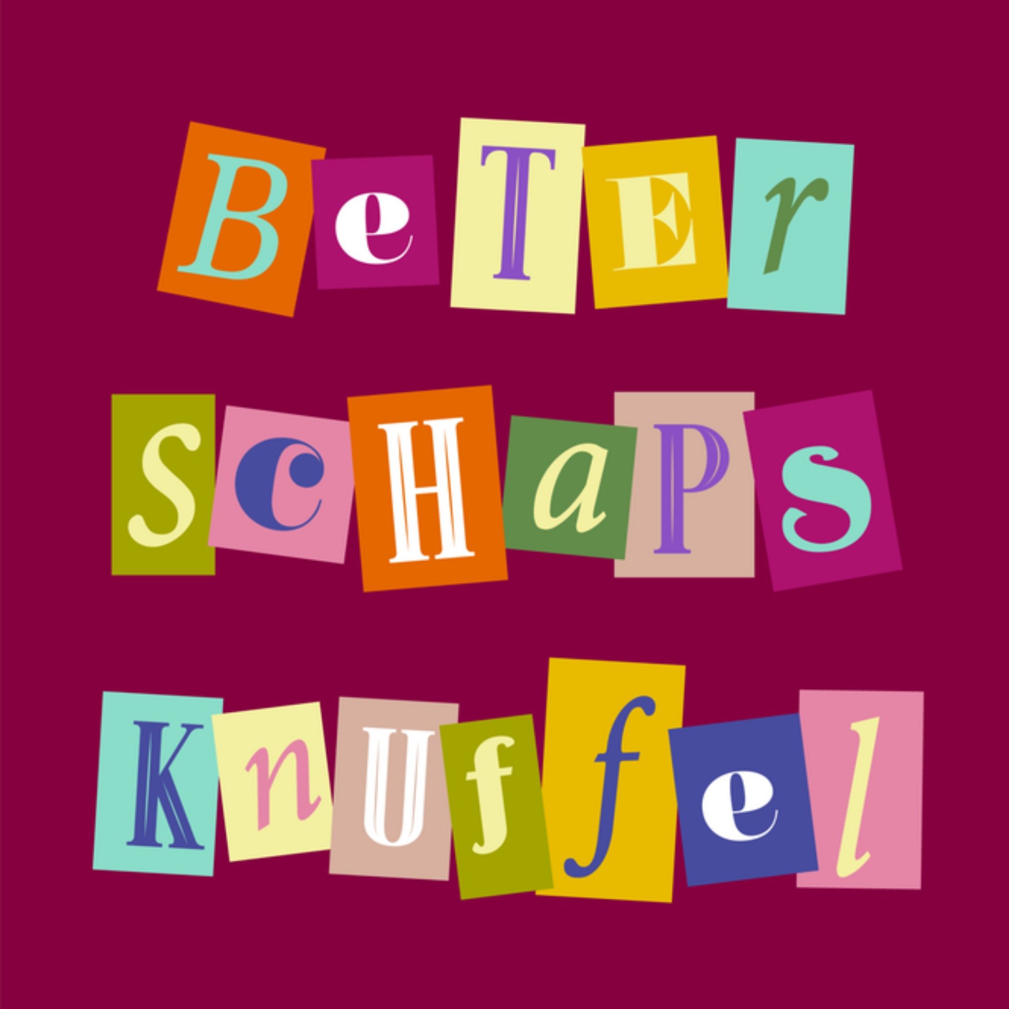 Greetz Beterschapskaart beterschapsknuffel Vierkant