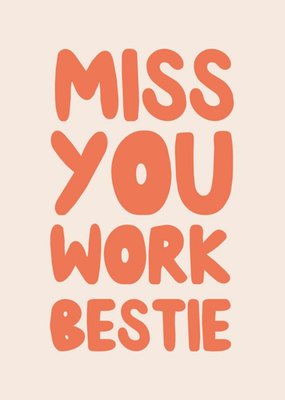 Greetz | Denken aan kaart | Miss you work bestie