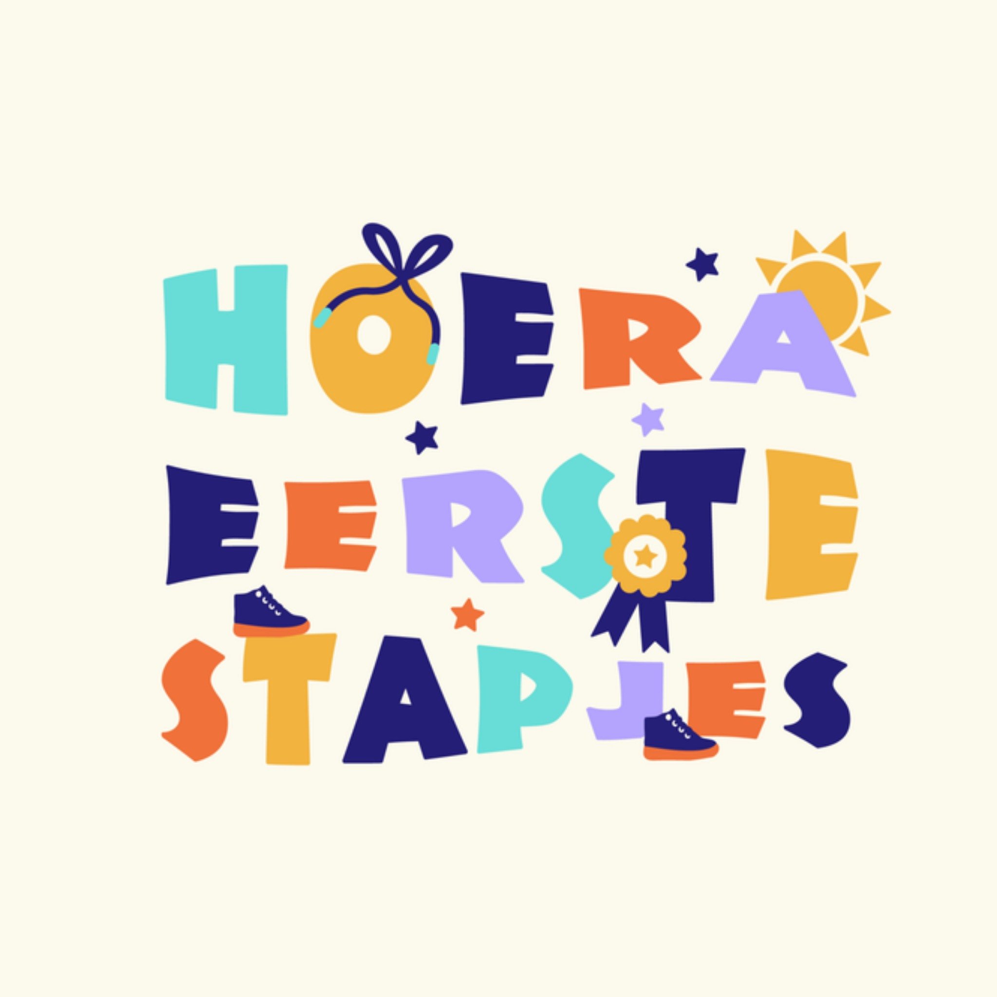 Greetz Mijlpaal Eerste stapjes Vierkant