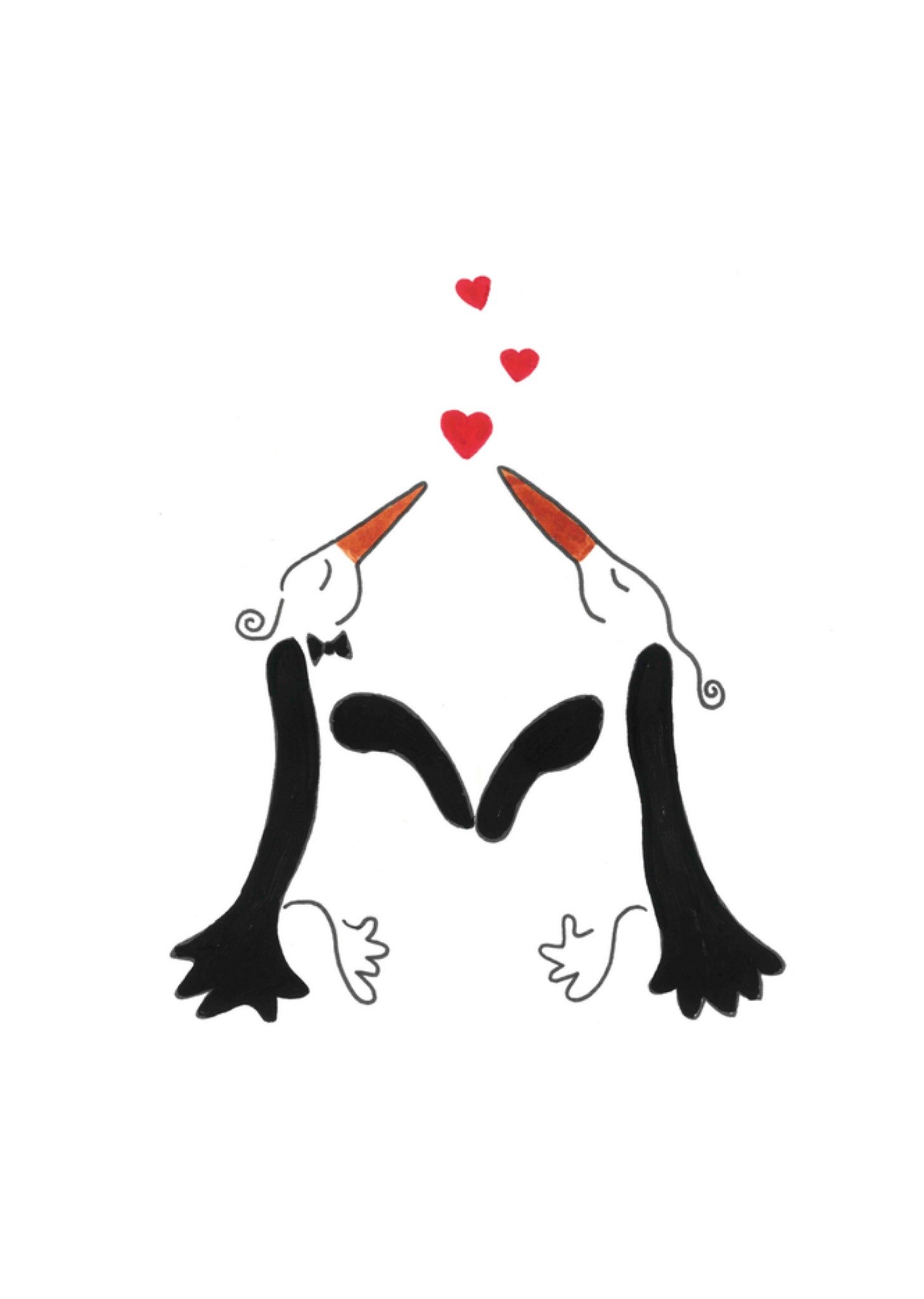 Liefdekaart Harten Kaart Eva Gans