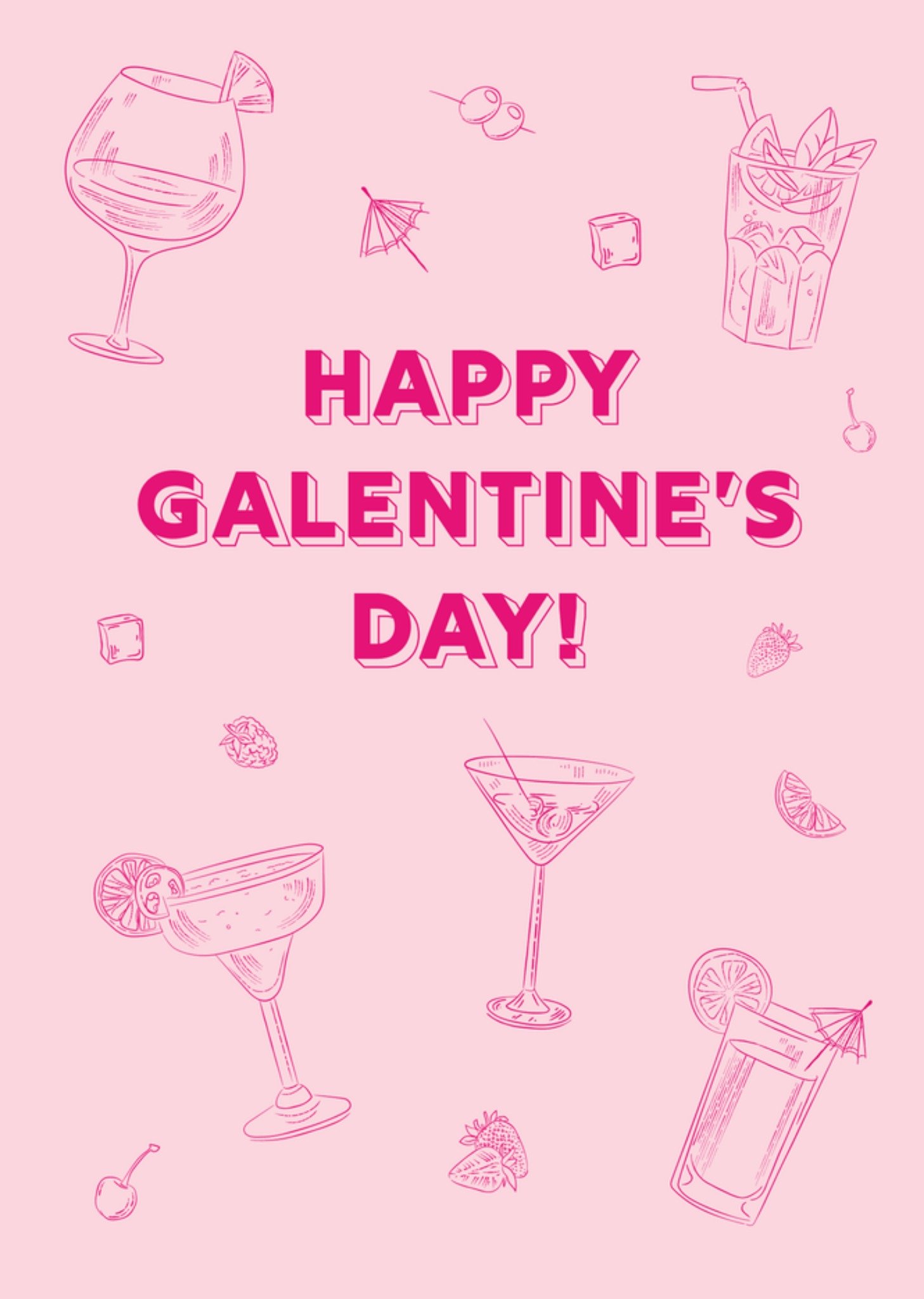 Vriendschapskaart Happy Galentine