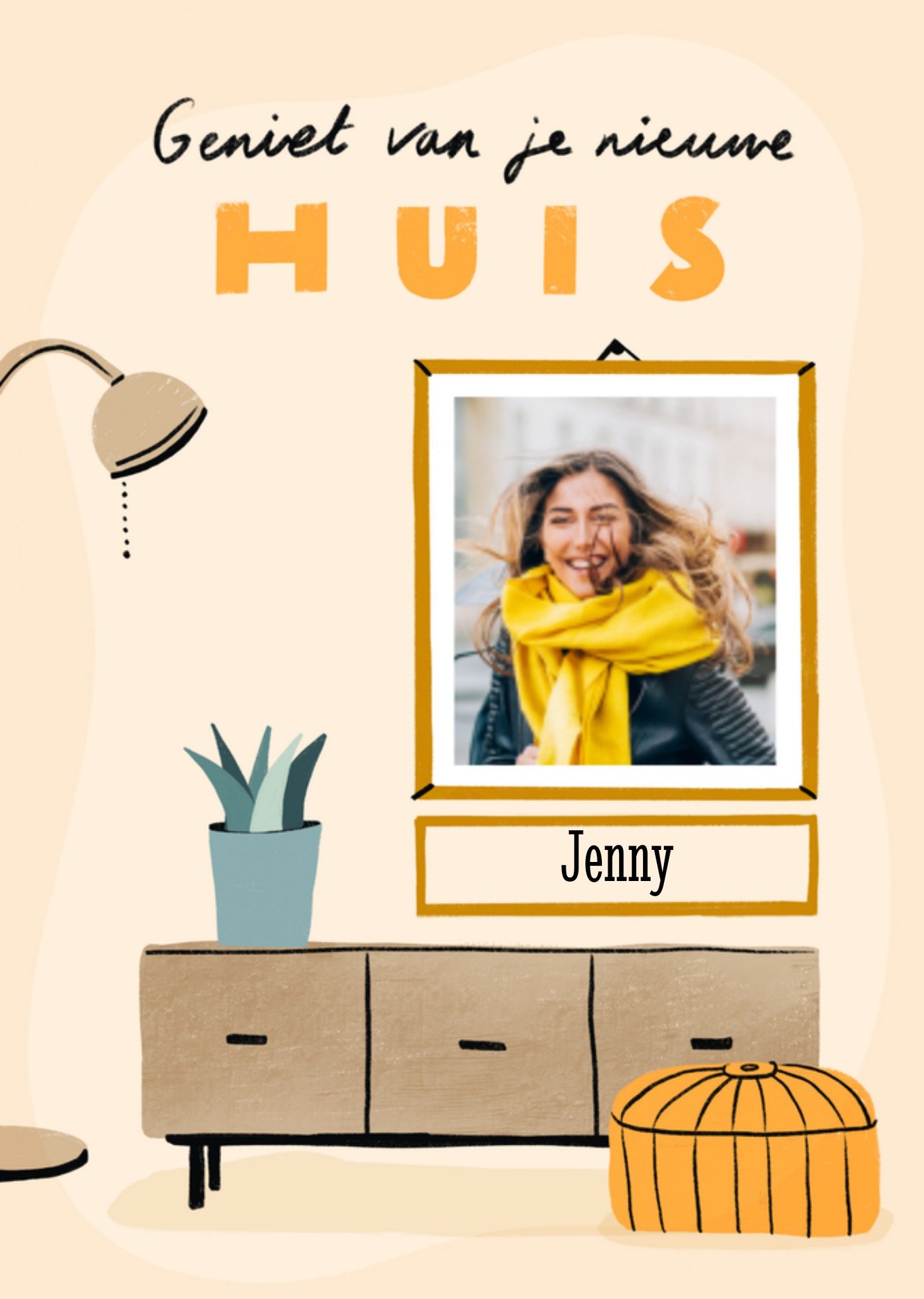 Verhuiskaart Dochter Naam Foto Kaart Greetz