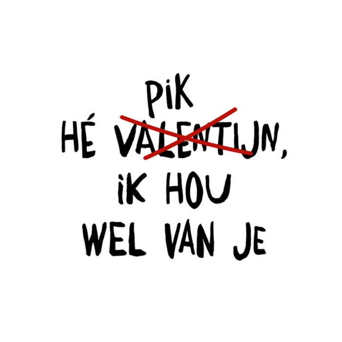 Greetz | Valentijnskaart | Typografie