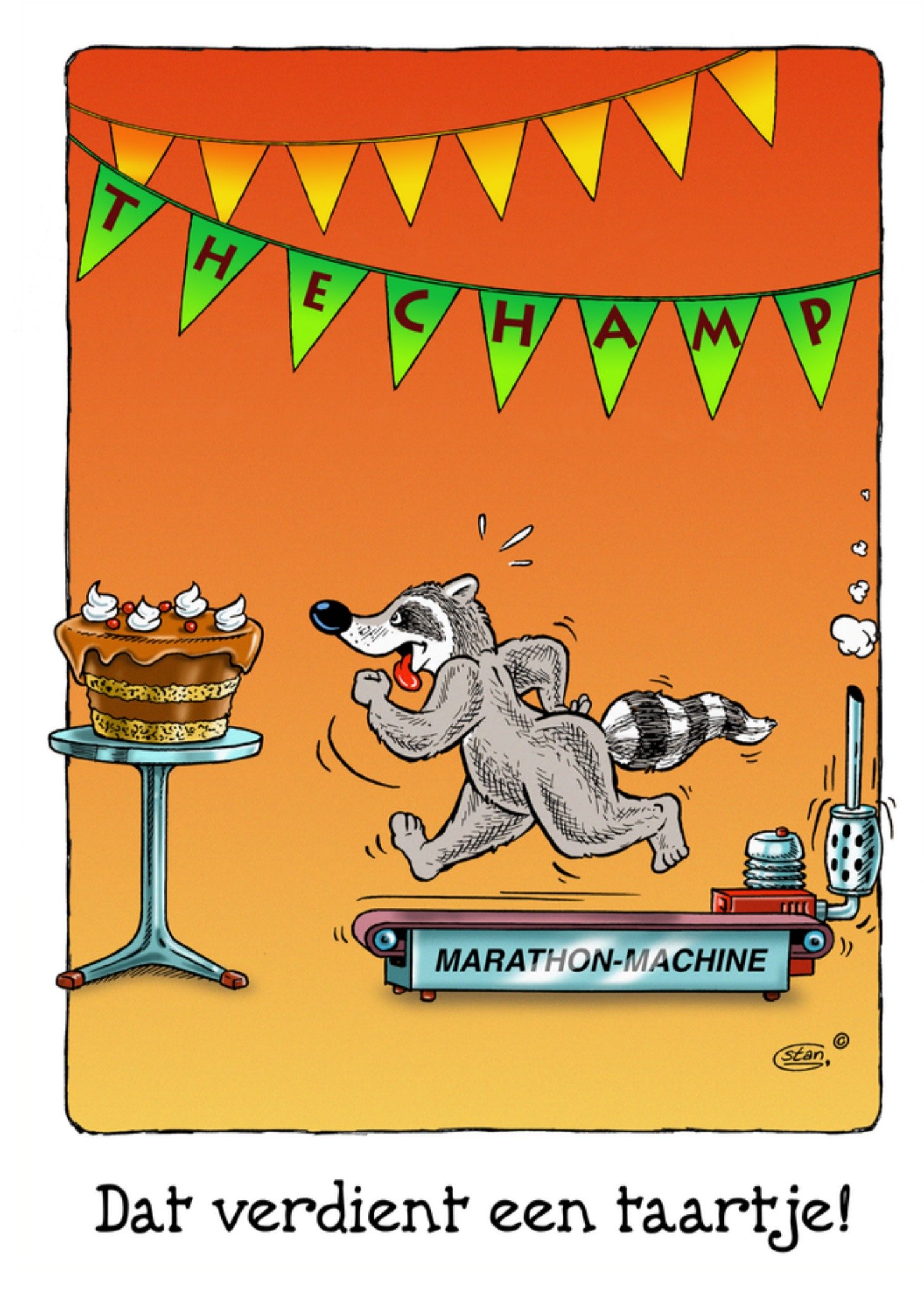 Bengels Zomaar kaart Taartje Kaart Stan Groenland