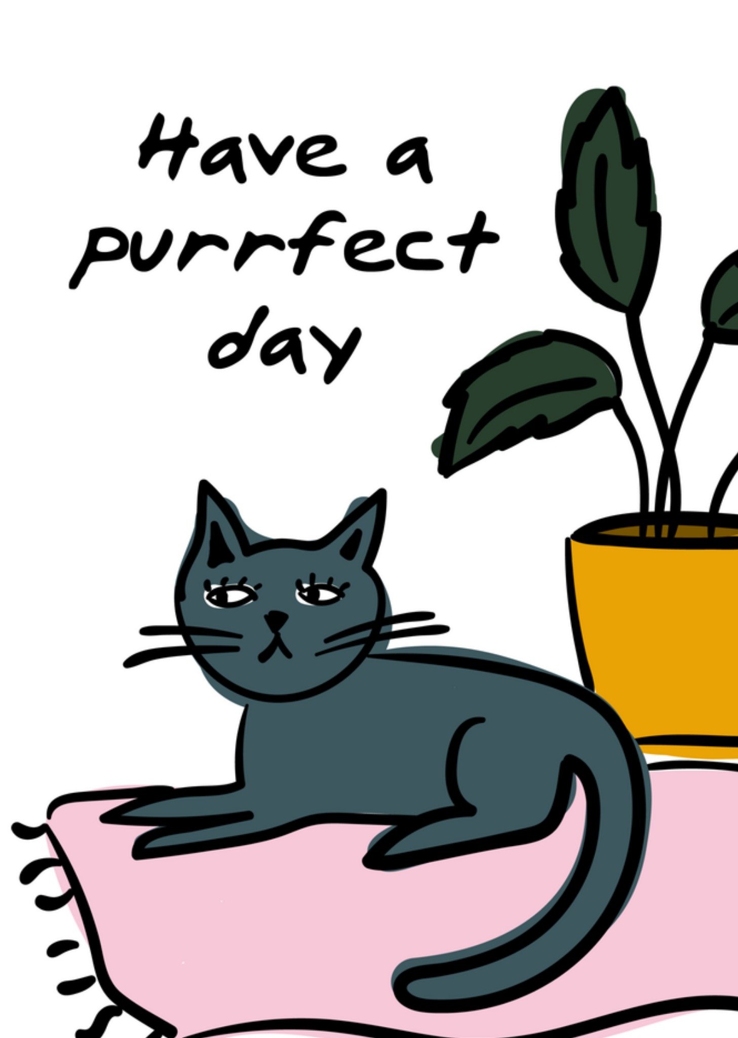 Greetz Dierendag kaart illustratie Standard Card