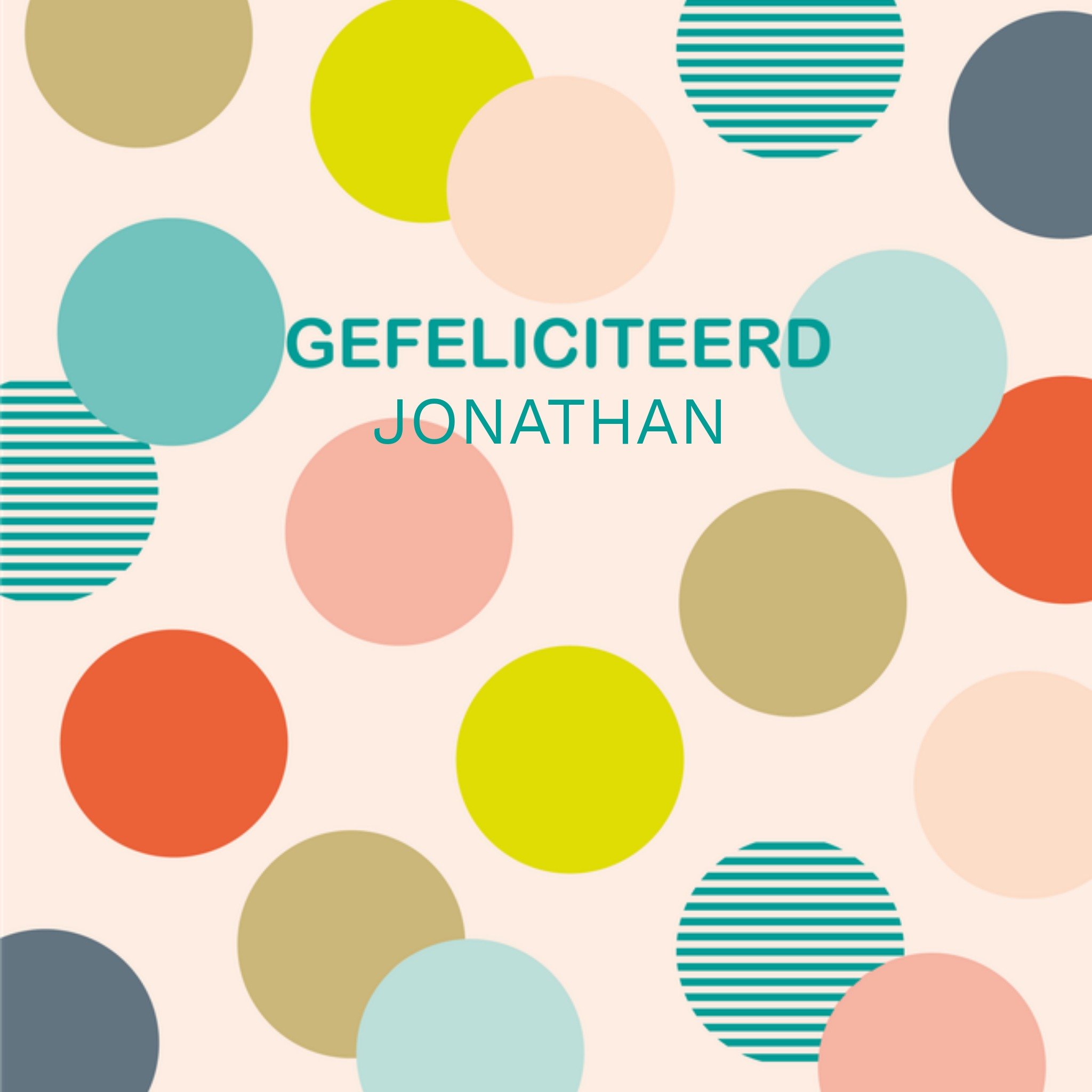 Paperclip Verjaardagskaart Vlekkerig Vierkant