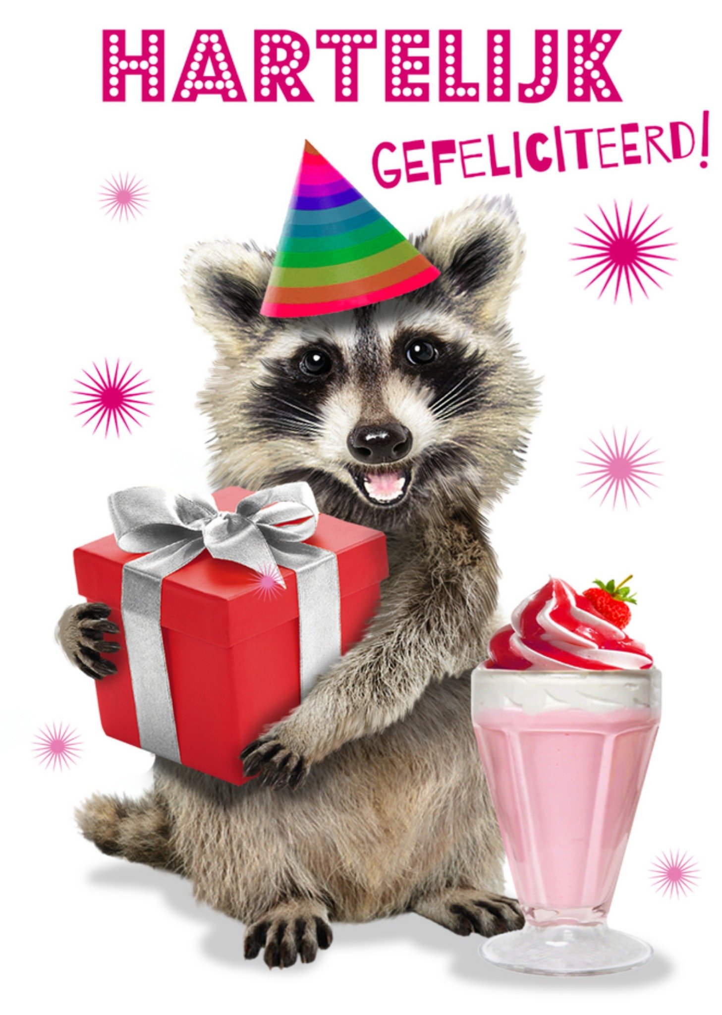 Verjaardagskaart wasbeer Kaart Emma Proctor