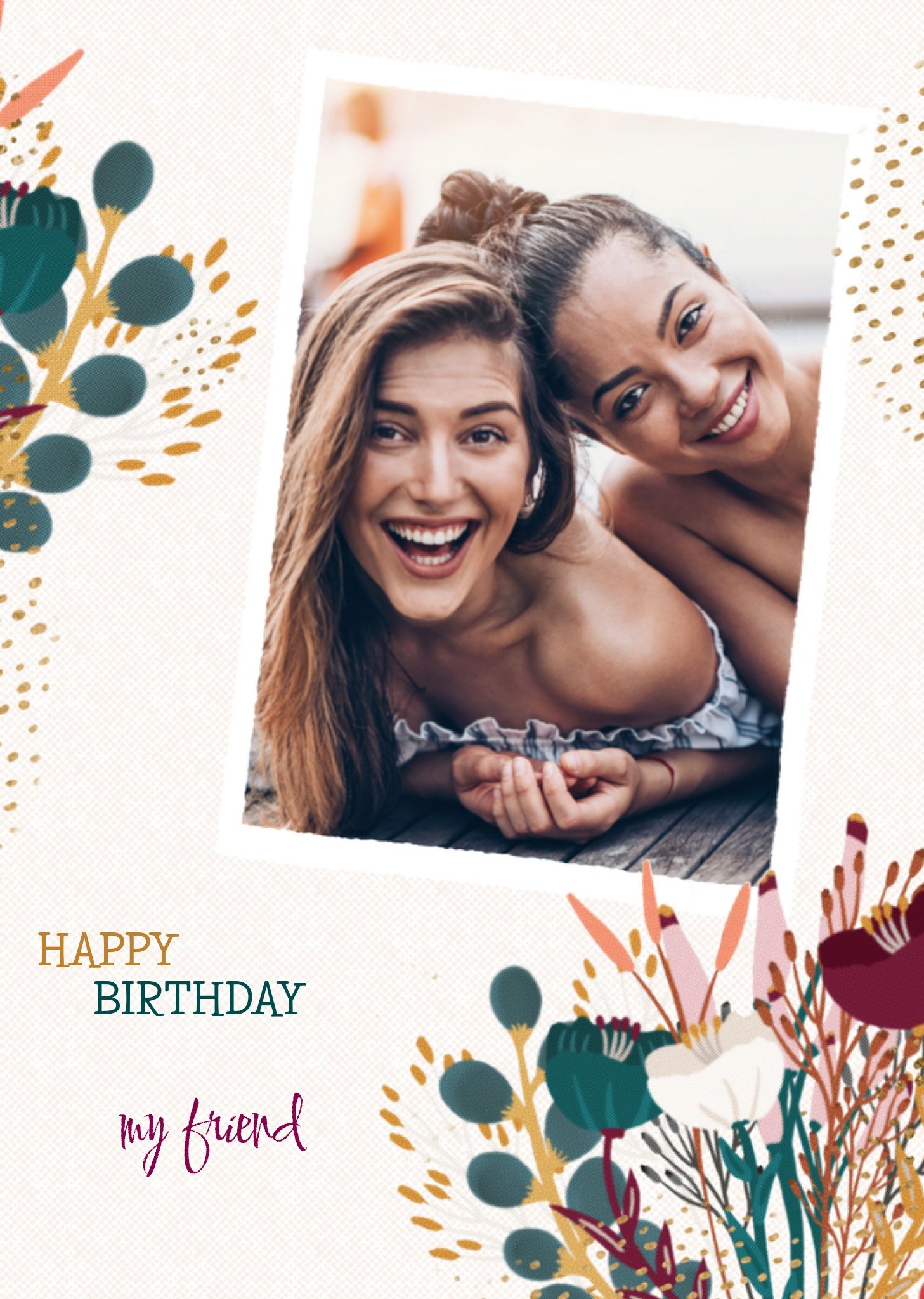 Verjaardagskaart My friend Greetz