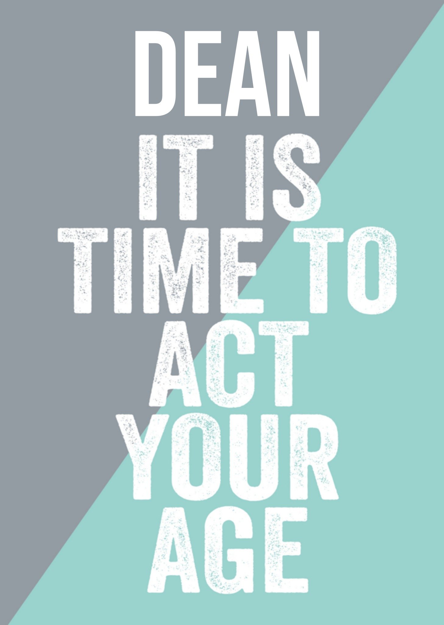 Verjaardagskaart met naam Kaart Filthy Sentiments