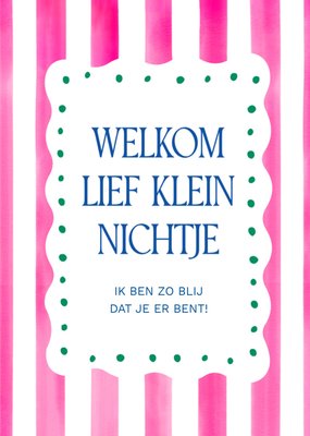 Greetz | Geboortekaart | Lief klein nichtje