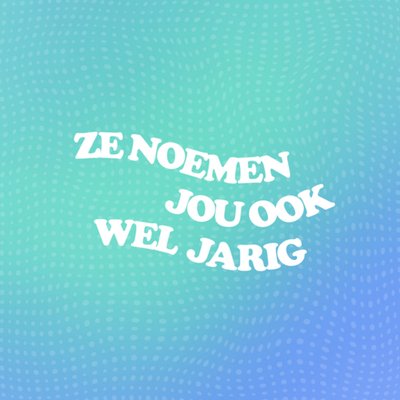 Greetz | Verjaardagskaart | kleurrijk | jarig